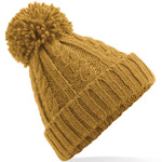 Cable Knit Melange Beanie