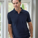 Men's Luxury Stretch V-Neck Polo