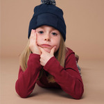 Kids Snowstar Patch Beanie