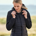 Ladies' Hooded Crossover Jacket