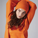 Engineered Knit Ribbed Beanie